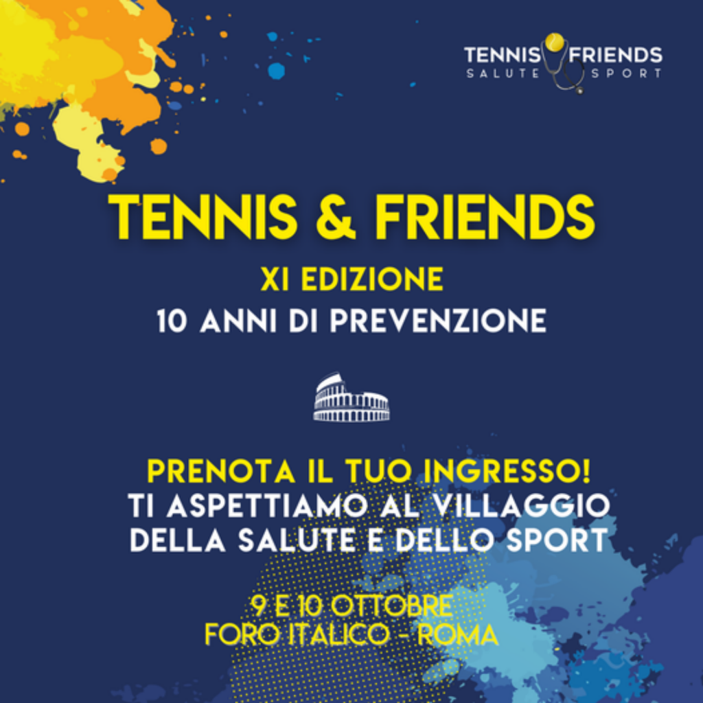 ICI al Tennis&Friends: Roma, 9 e 10 Ottobre