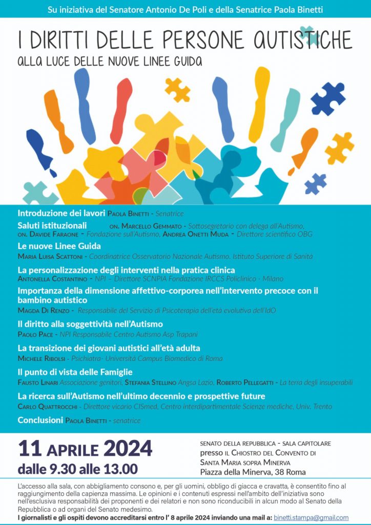 Convegno I diritti delle persone autistiche